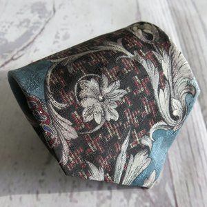 Pierre Cardin Paris Multi Color Geometric Paisley Print Silk Neck Tie VTG Y2K